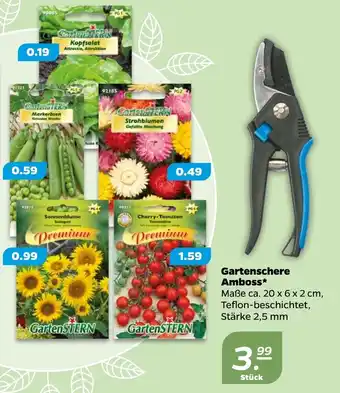 NETTO Gartenschere Amboss Angebot