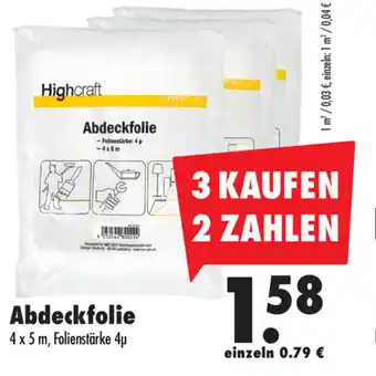 Mäc Geiz Abdeckfolie Angebot