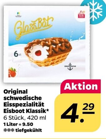 NETTO SIA Eisboot Klassik 420ml Angebot