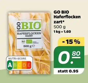 NETTO Go Bio Haferflocken zart 500g Angebot