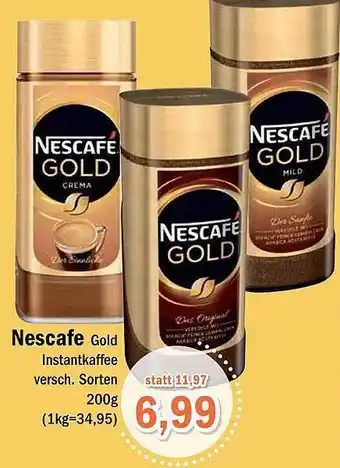 Aktiv Irma Nescafe gold instantkaffee Angebot