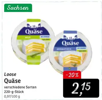 KONSUM Loose Quäse 220g Angebot