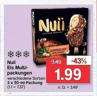 Famila Nord West Nuii eis multipackungen Angebot