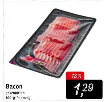 KONSUM Bacon 100g Angebot