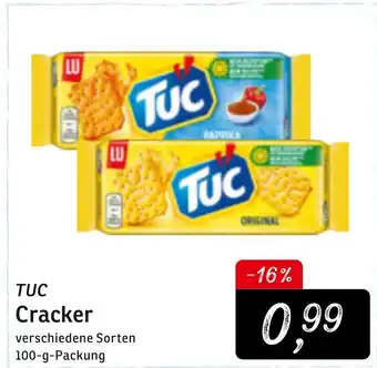 KONSUM TUC Cracker 100 g Angebot