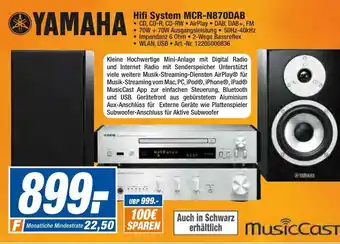 expert Techno Land Yamaha Hifi System MCR N870DAB Angebot