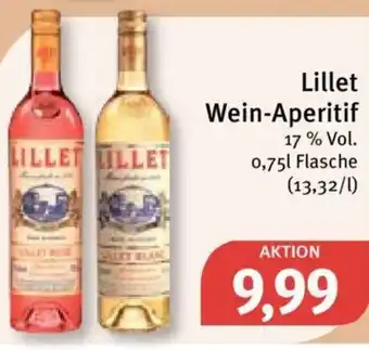 Feneberg Lillet Wein Aperitif 0,75 L Flasche Angebot