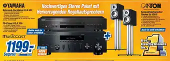 expert Techno Land Yamaha Netzwerk Verstärker R-N 602 oder CD Player CD-S 300 Angebot