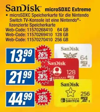 HEM Expert SanDisk microSDXC Extreme Angebot