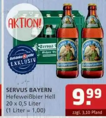 Getränke Quelle Servus bayern hefeweißbier hell Angebot