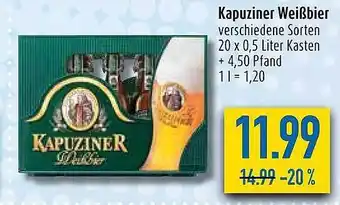 diska Kapuziner weißbier Angebot