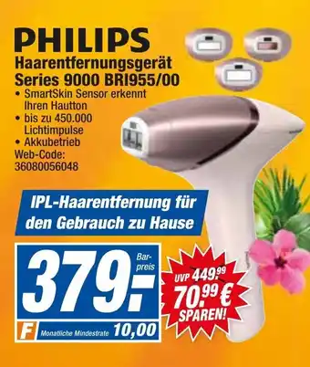 HEM Expert Philips Haarentfernungsgerät Series 9000  BRI955/00 Angebot