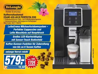 HEM Expert DeLonghi Kaffeevollautomat ESAM 420.40.B Perfecta Evo Angebot