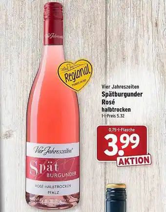 Wasgau Vier jahreszeiten spätburgunder rosé halbtrocken Angebot