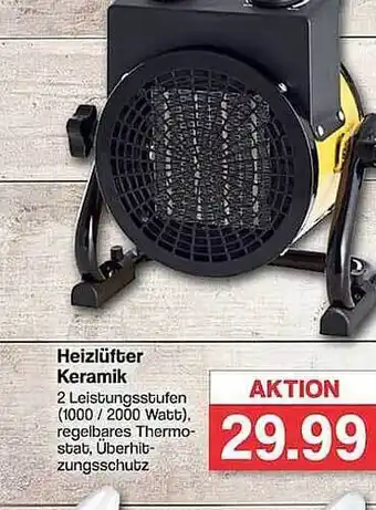 Famila Nord West Heizlüfter keramik Angebot