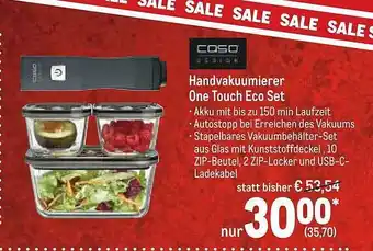 METRO Caso handvakuumierer one touch eco set Angebot