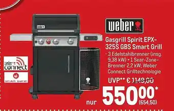 METRO Weber gasgrill spirit epx - 325s gbs smart grill Angebot