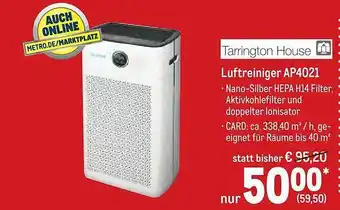 METRO Tarrington house luftreiniger ap4021 Angebot