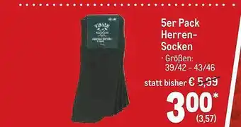 METRO 5er pack herren-socken Angebot