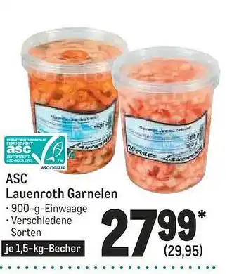 METRO Asc lauenroth garnelen Angebot