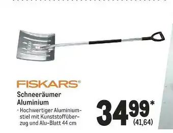 METRO Fiskars schneeräumer aluminium Angebot