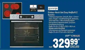 METRO Gorenje einbau-herd-set easy heißluft 2 Angebot