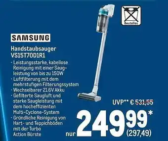 METRO Samsung handstaubsauger vs15t70d1r1 Angebot