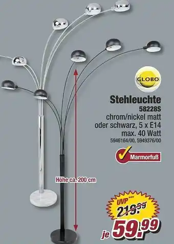 Poco Stehleuchte 58228s Angebot