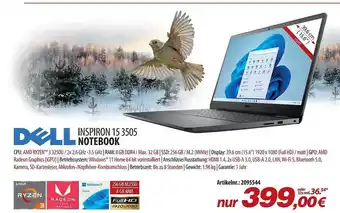 ACom PC Dell inspiron 15 3505 notebook Angebot