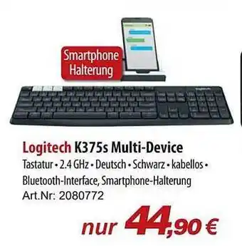 ACom PC Logitech k375s multi-device tastatur Angebot