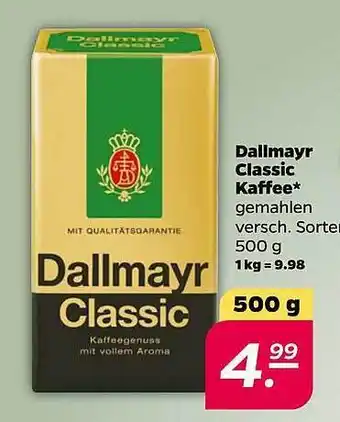 NETTO Dallmayr classic kaffee Angebot