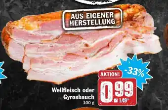 dodenhof Wellfleisch oder Gyrosbauch 100g Angebot