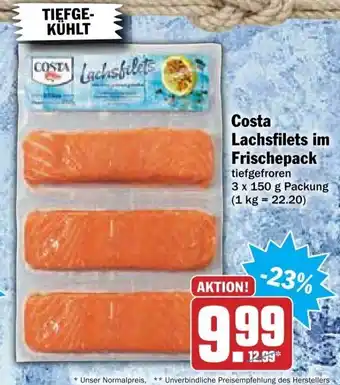 dodenhof Costa Lachsfilets im Frischepack 3x150g Angebot