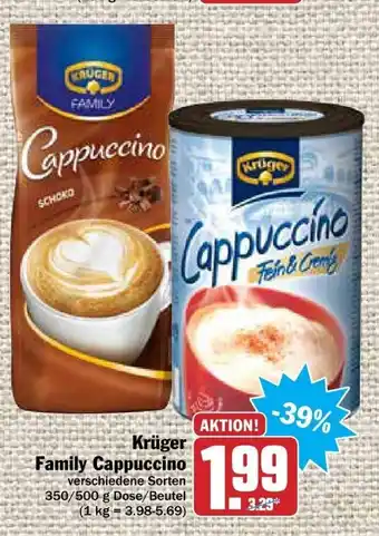 dodenhof Krüger Family Cappuccino 350/500g Angebot