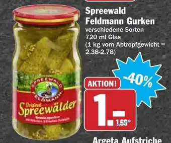 dodenhof Spreewald Feldmann Gurken 720ml Angebot