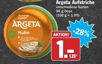 dodenhof Argeta Aufstriche 95g Dose Angebot