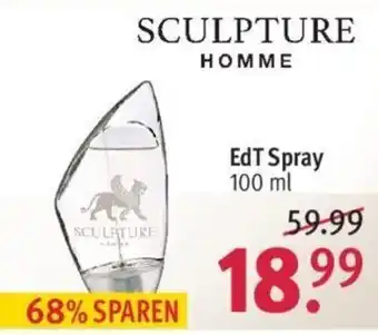 Rossmann Sculpture Homme EdT Spray 100ml Angebot