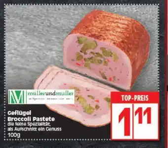 Elli Markt Geflügel Broccoli Pastete 100g Angebot