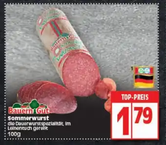 Elli Markt Bauern Gut Sommerwurst 100g Angebot