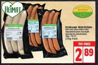 Elli Markt Krakauer Würstchen 270g Angebot