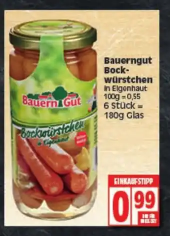 Elli Markt Bauerngut Bockwürstchen 180g Angebot