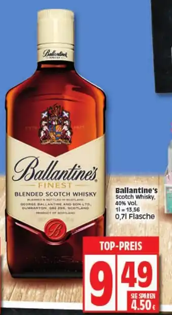 Elli Markt Ballantine's Scotch Whisky 0,7L Angebot