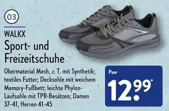 Aldi Nord Walkx Sport und Freizeitschuhe Angebot