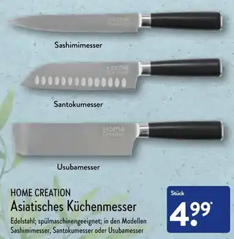 Aldi Nord Home Creation Asiatisches Küchenmesser Angebot