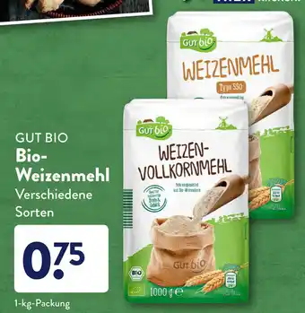 Aldi Süd Gut Bio Weizenmehl 1kg Angebot