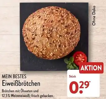 Aldi Nord Mein Bestes Eiweißbrötchen Angebot