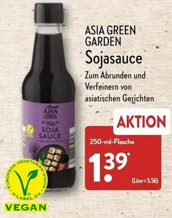 Aldi Nord Asia Green Garden Sojasauce 250 ml Flasche Angebot