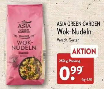 Aldi Nord Asia Green Garden Wok Nudeln 250 g Packung Angebot