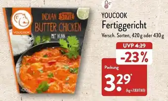 Aldi Nord Youcook Fertiggericht 420 g oder 430 g Angebot