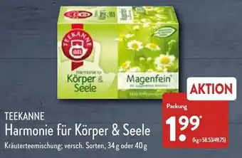 Aldi Nord Teekanne Harmonie für Körper & Seele Angebot
